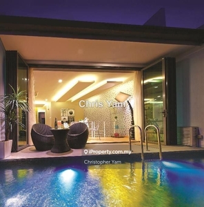 Reflexion Poolvilla 24x85 Puchong Superlink Villa for Sale