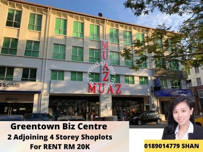 Greentown Business Centre Ipoh Town 2Adjoining 4Storey Shoplot
