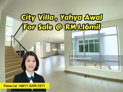 City Villa @ Jalan Yahya Awal super good location double storey Semi-D