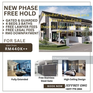 New Phase Double Storey Terrace@ Bandar Layangkasa For Sale