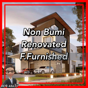 Renovated / Fully furnished / Non Bumi / North