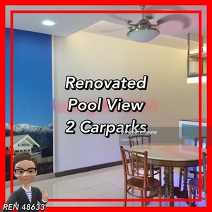 Renovated / Furnished / Pool view / 2 Carparks