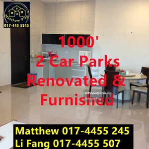 The Cantonment - Fully Furnished - 1000' - Car Parks - Pulau Tikus