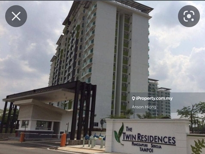 The Twin Residences @ Tampoi low floor apartment for sale