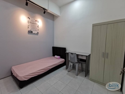 5 min to Selayang Hospital Fully Furnished Single Room [FEMALE] at 162 Residency, Selayang