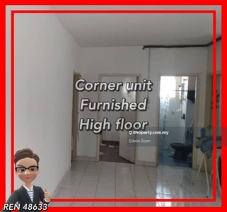 Corner Unit / High Floor / Non Bumi / Furnished