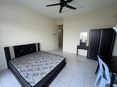 Newly Renovated Fully Furnished Middle Bedroom with balcony at Bukit OUG Condo near Bukit Jalil Awan Besar LRT Station