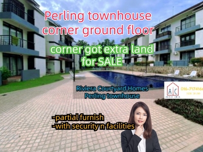 perling ground floor corner townhouse w extra land n security