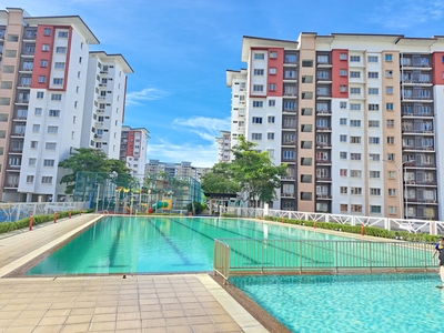 2 car park - Seri Jati Apartment @ Setia Alam, sell with tenancy
