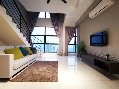 Arte Mont Kiara Fully Furnish Duplex Unit For rent Avaialable on Mar