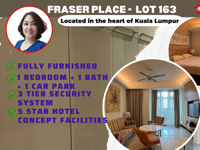 The Heart Of Kuala Lumpur @ Fraser Place Lot 163 KLCC For Rent