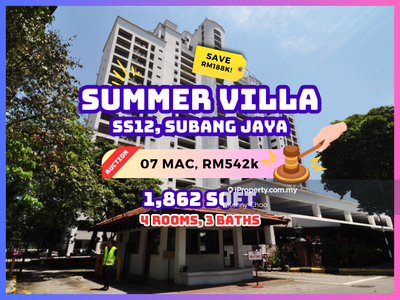 Bank Auction Save Rm542k Summer Villa Condo @ Ss12 Subang Jaya