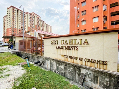 FREEHOLD Sri Dahlia Apartment Taman Sepakat Indah 2, Sg Chua , Kajang