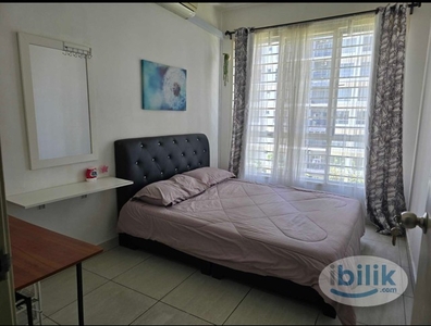 Fully Furnish Master bedroom with an attached bathroom condominium for rent