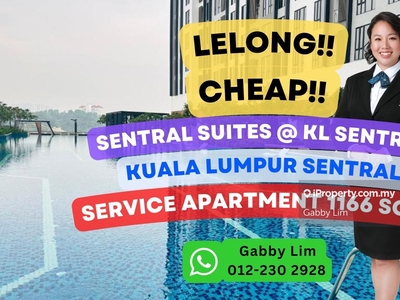 Lelong Super Cheap Service Residence @ Sentral Suites KL Sentral