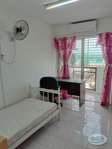 Middle Room with balcony at Damai Apartment, Subang Bestari