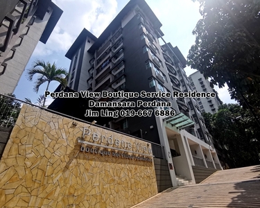 Partially Furnished, Perdana View Boutique Service Residence, Damansara Perdana