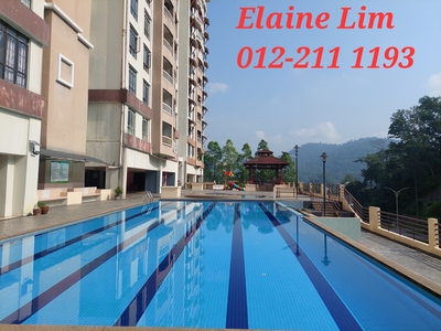 Selayang Fully Furnished Condo, Corner Unit Specious Built-up, Low Density, Matured Township, Shops, Schools, Banks, Hospital Conveniently.