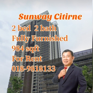 Sunway Citirne Residence 2 bedroom for Rent