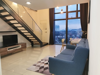 Super Cheap Fully Furnished Studio Duplex Unit With Balcony