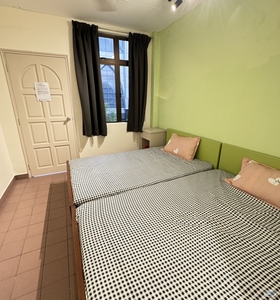 ZERO DEPOSIT PROMO Available Cozy Co Living Hotel Room with Private Bathroom at Chow Kit Right beside UUM KL, Tunku Azizah Hospital and nearby HKL