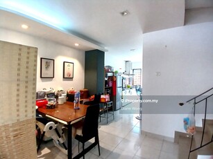 1.5 storey Pearl Residence townhouse . Nicely renovated & extended