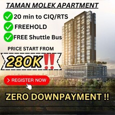 Full loan & Freehold apartment near Ciq
