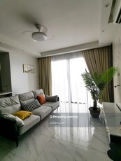 High floor unit with fully furnished