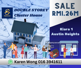 Kiara 1 Austin Heights double storey Cluster House For sale