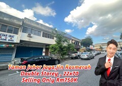 Johor Jaya 2-Storey Shop Super Sale, Lowest Price