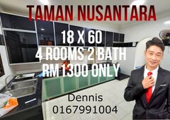 Taman Nusantara,Jln Nusaria 2stry House For Rent(4 room)