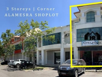 Alamesra Shoplot | 3 Storeys | Corner Lot