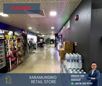 Retail Store | Kompleks Karamunsing | Strategic Location | Basement