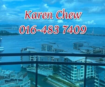 Waterside Residence, Sea View, Nice Unit, The Light, Gelugor