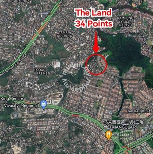 34 Points Land at Jalan Bayor Bukit, Tabuan Jaya Kuching