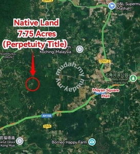 7.75 Acres Native Land (Perpetuity) at Singai, Bau