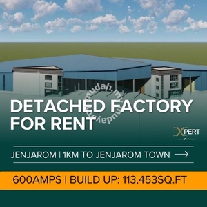 Brand New Detached Factory for rent Jenjarom Selangor