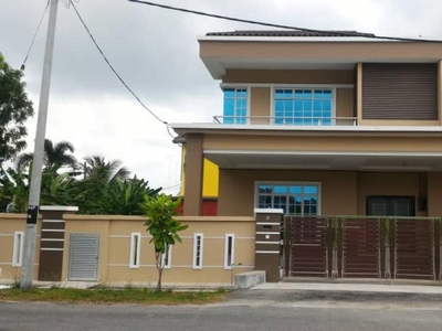 Corner lot Double Storey SemiD new house at Sg Abong Paparich