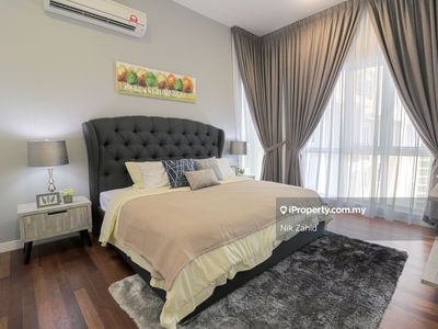 Fully Furnished and Facing KL view.