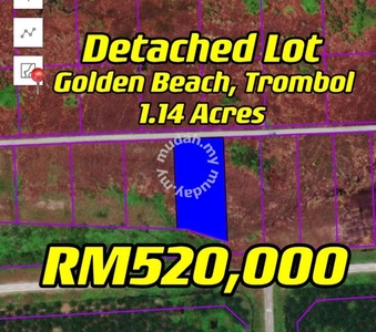 Golden Beach Trombol Detached Lot 1.14 Acres FREEHOLD Title