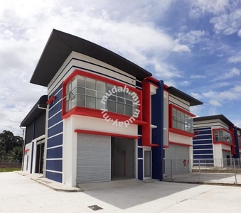 Warehouse,Double Storey Semi Detached Industrial,13th mile,Kuching