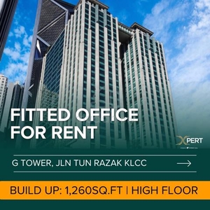 1480sf Office G Tower Klcc Kuala Lumpur