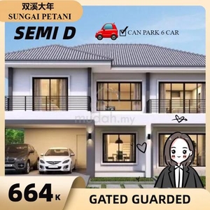 2 Storey Semi D 5Room Large SizeCan Park 6 Car Gated Guarded Freehold