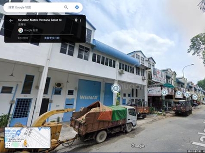 2sty Terrace Factory End Lot For Sale, Kepong, Metro perdana barat