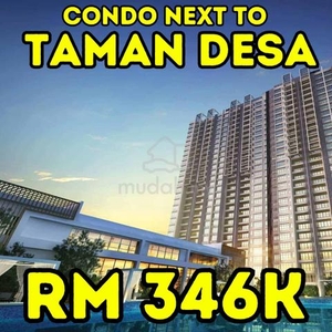 Condo next to taman desa / 3 -5 rooms / 5 min yo mid valley mall