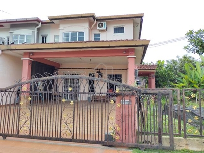 Double Storey Corner Link House For Sale At Pulai Villa In Temiang