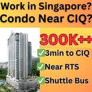 Full Loan Freehold Condo Near CIQ RTS Station Bukit Chagar Dual Key 3B