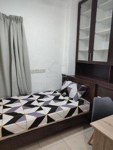 Fully Furnished Apartment Single Room For Rent At Desa Putra, Wangsa M