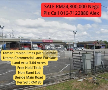 Impian Emas Jalan Selatan Utama Commercial Land For Sale Skudai Tampoi