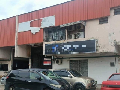 Johor Jaya Jalan Seroja 1.5 Storey Factory For Sale Plentong Permas
